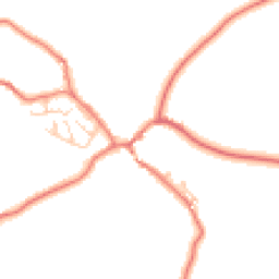 Daytime road noise heatmap for PR3 2GE