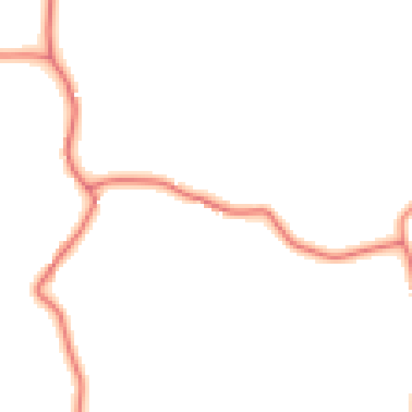 Daytime road noise heatmap for PR3 2LW