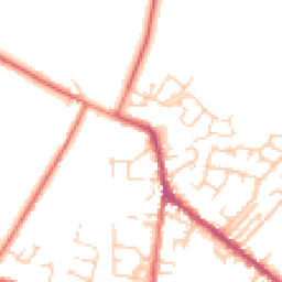 Daytime road noise heatmap for PR3 2PF