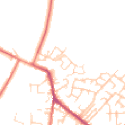 Daytime road noise heatmap for PR3 2RQ