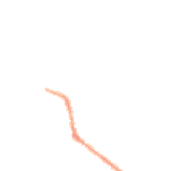 Night-time road noise heatmap for PR3 2RQ