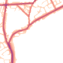Daytime road noise heatmap for PR3 2YD