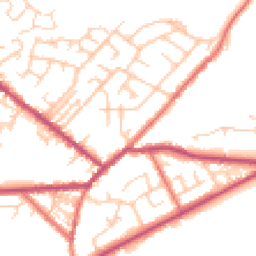 Daytime road noise heatmap for PR3 3TG