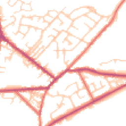 Daytime road noise heatmap for PR3 3TX