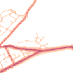 Daytime road noise heatmap for PR3 3UL