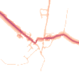Daytime road noise heatmap for PR3 3YP