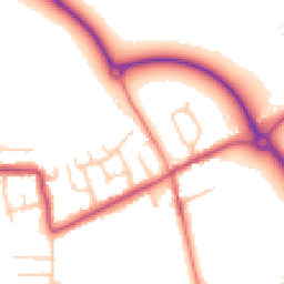 Daytime road noise heatmap for PR3 5AF