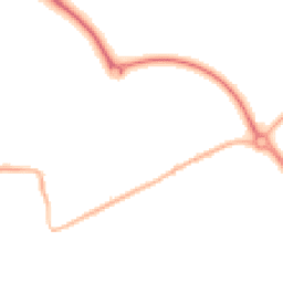 Night-time road noise heatmap for PR3 5AF