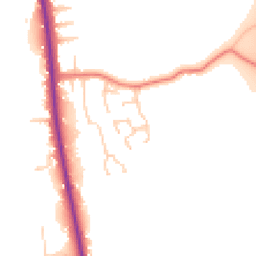 Daytime road noise heatmap for PR3 5AY