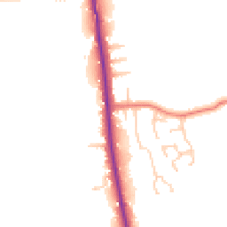 Daytime road noise heatmap for PR3 5BG