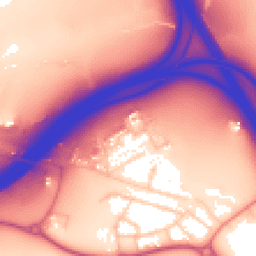 Daytime road noise heatmap for PR3 5BH