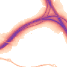Night-time road noise heatmap for PR3 5BH