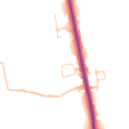 Daytime road noise heatmap for PR3 5BN