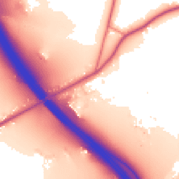Daytime road noise heatmap for PR3 5BY