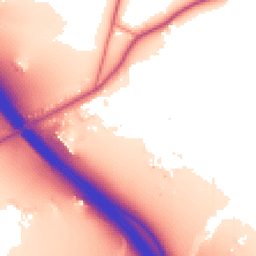 Daytime road noise heatmap for PR3 5BZ