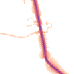 Daytime road noise heatmap for PR3 5EG