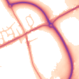 Daytime road noise heatmap for PR3 5EH