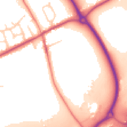 Daytime road noise heatmap for PR3 5EP