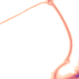 Night-time road noise heatmap for PR3 5EX