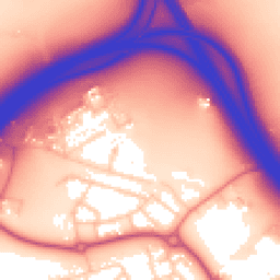 Daytime road noise heatmap for PR3 5EZ