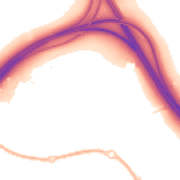 Night-time road noise heatmap for PR3 5EZ