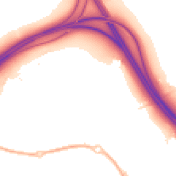 Night-time road noise heatmap for PR3 5FN