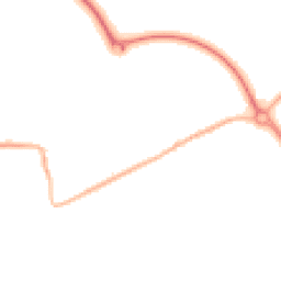 Night-time road noise heatmap for PR3 5JN