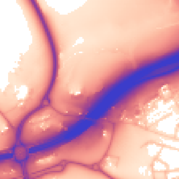 Daytime road noise heatmap for PR3 5LF