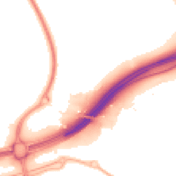 Night-time road noise heatmap for PR3 5LF