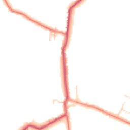 Daytime road noise heatmap for PR3 6AE