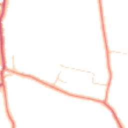 Daytime road noise heatmap for PR3 6BX