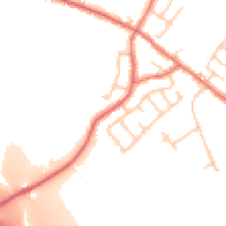 Daytime road noise heatmap for PR5 0AB