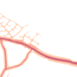 Daytime road noise heatmap for PR5 0AH