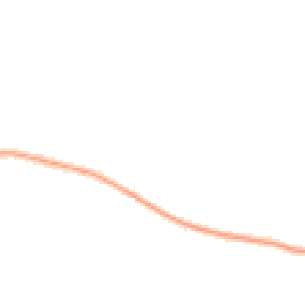 Night-time road noise heatmap for PR5 0AH