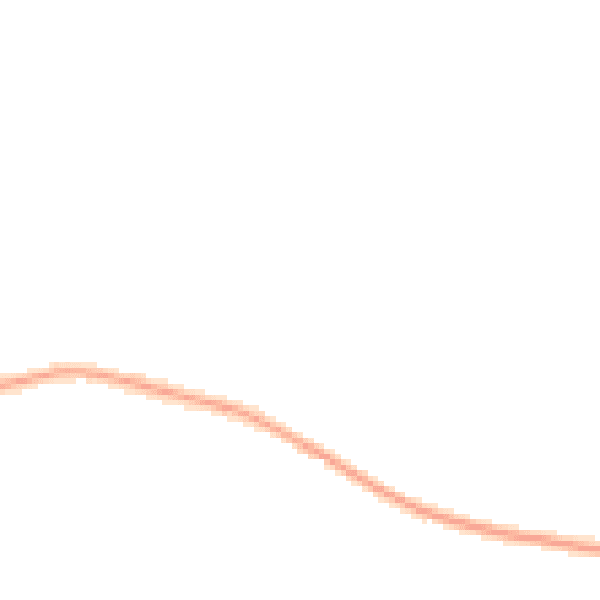 Night-time road noise heatmap for PR5 0AJ