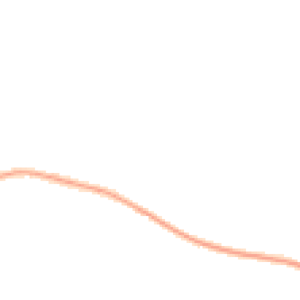 Night-time road noise heatmap for PR5 0AL