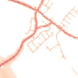 Daytime road noise heatmap for PR5 0AR