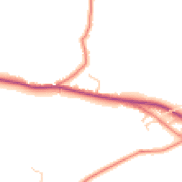 Daytime road noise heatmap for PR5 0DA