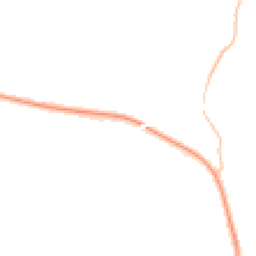 Night-time road noise heatmap for PR5 0DD