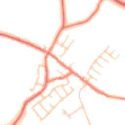Daytime road noise heatmap for PR5 0DP