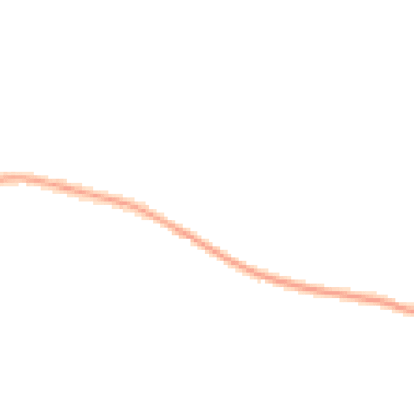 Night-time road noise heatmap for PR5 0EN