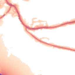 Daytime road noise heatmap for PR5 0LE