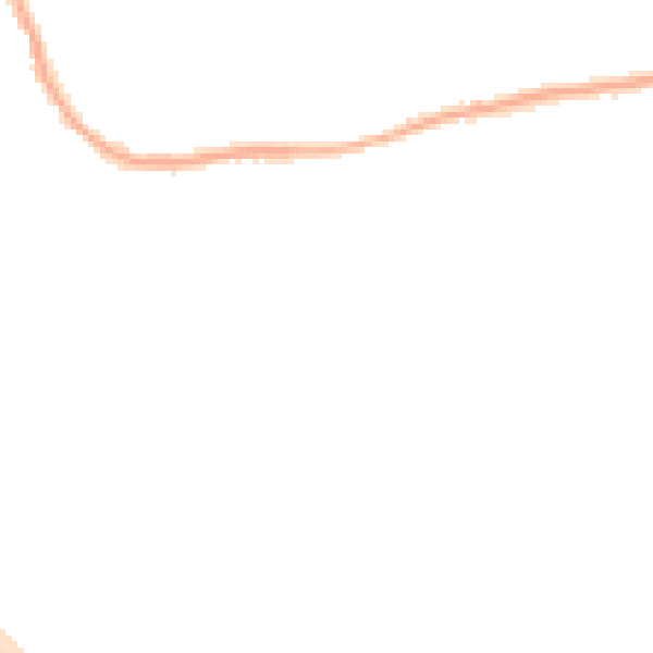 Night-time road noise heatmap for PR5 0LG