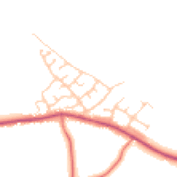 Daytime road noise heatmap for PR5 0LN
