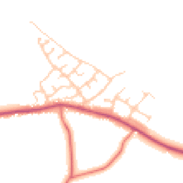 Daytime road noise heatmap for PR5 0LR