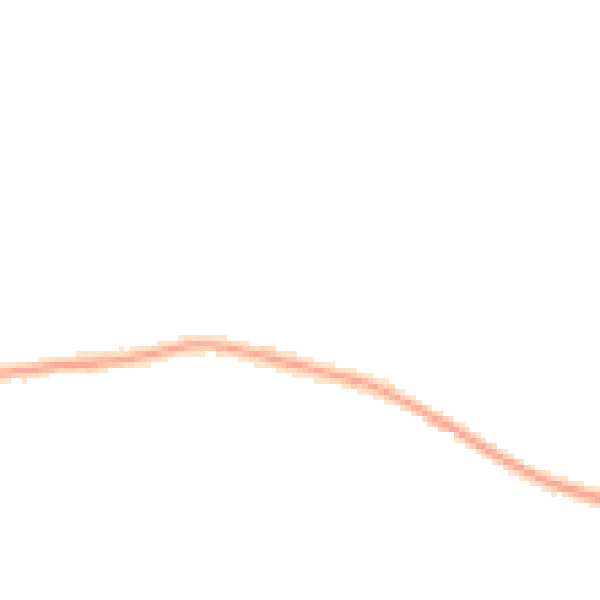 Night-time road noise heatmap for PR5 0LR