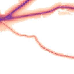 Daytime road noise heatmap for PR5 0UX