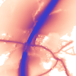 Daytime road noise heatmap for PR5 4BS