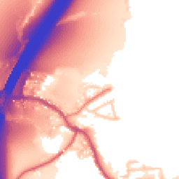 Daytime road noise heatmap for PR5 4DD