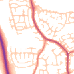 Daytime road noise heatmap for PR5 4DF